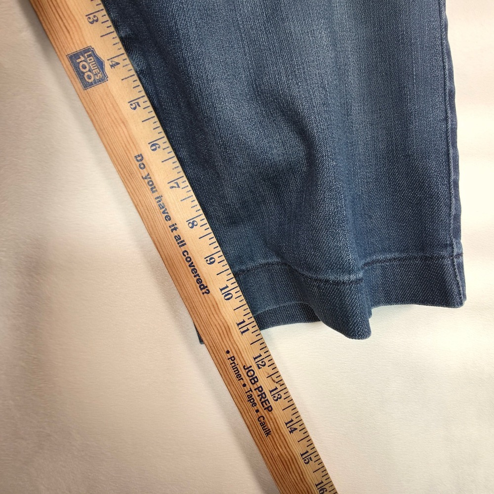 !iT Jeans Bermuda Shorts Womens 29 Dark Blue Y2K Coastal Minimalist - Picture 6 of 13